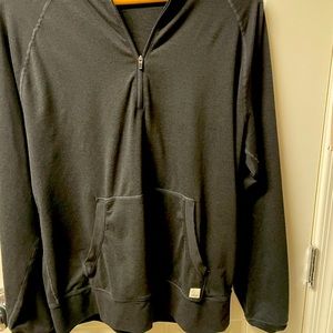 Vuori Ponto Performance Half Zip Hoodie Sz med Gray